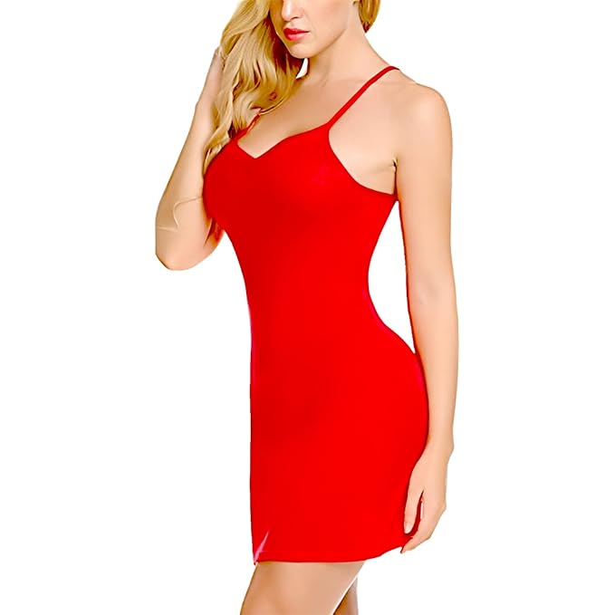 Red Camisole Night Dress 